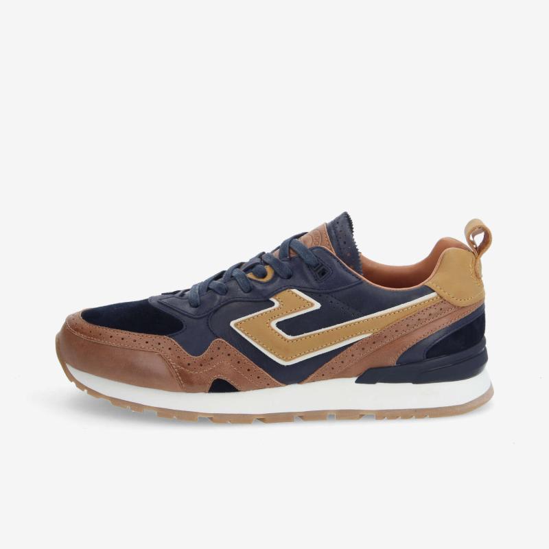 CAPE CODE RUNNER M - C.WAXY/WAXY/NAP - BLEU MARINE/CIGARE/MARRON